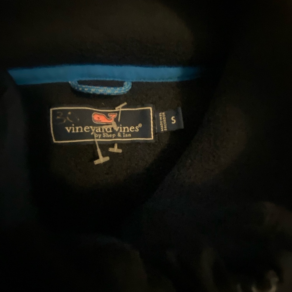 Vineyard Vines sweater Navy and Blue Half-Zip Sweater small - Picture 3 of 6
